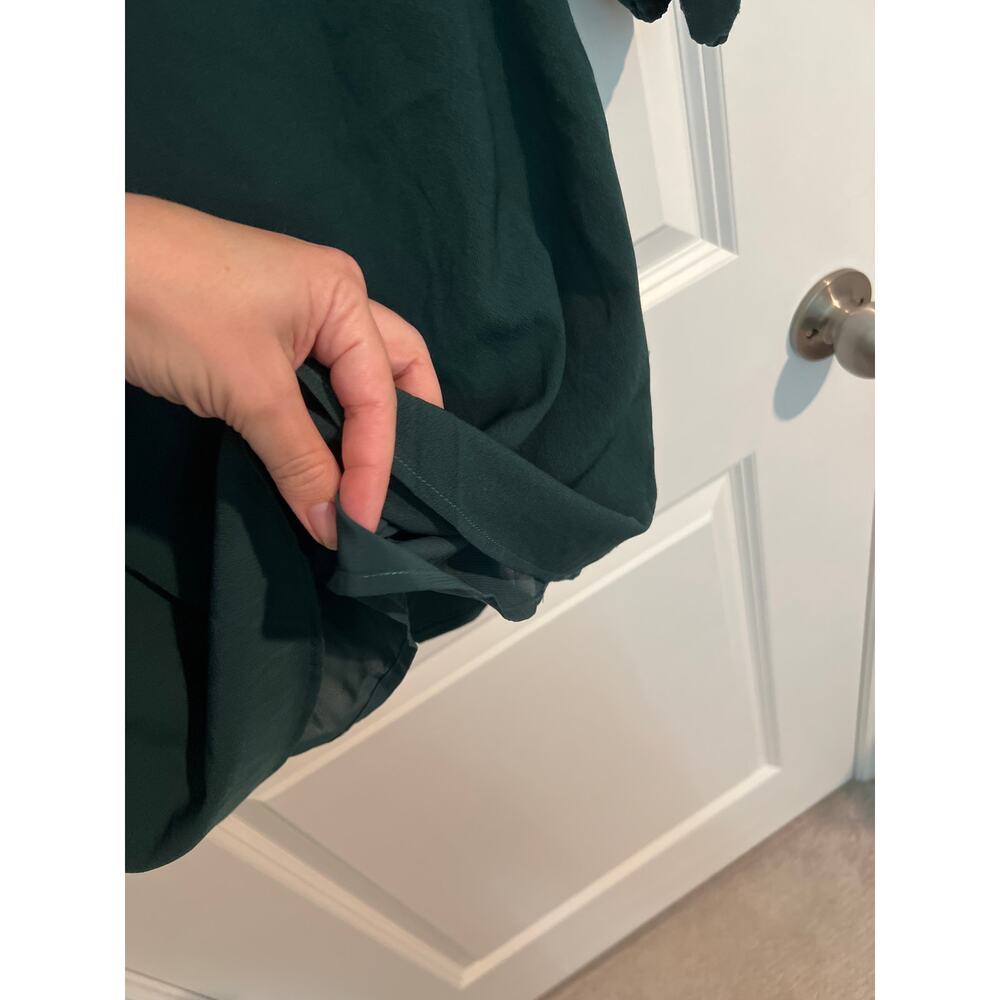 Abercrombie & Fitch Forest Green Mini Dress – Size Small Petite - Picture 5 of 8